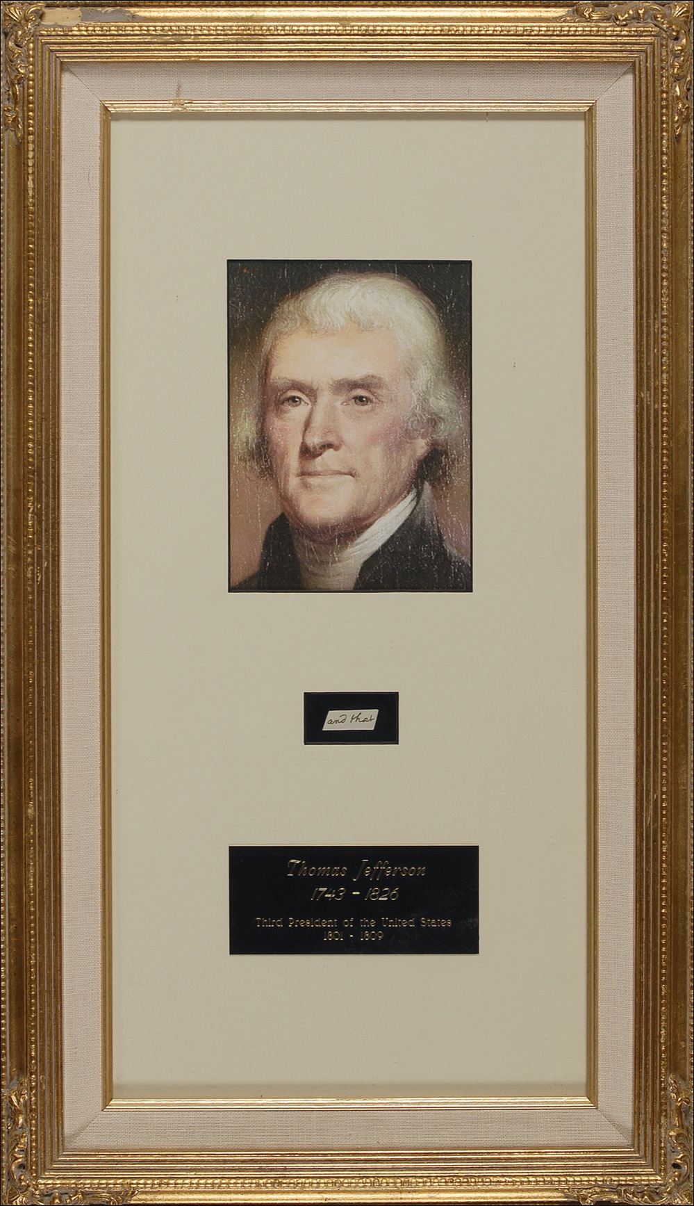 Lot #75 Thomas Jefferson