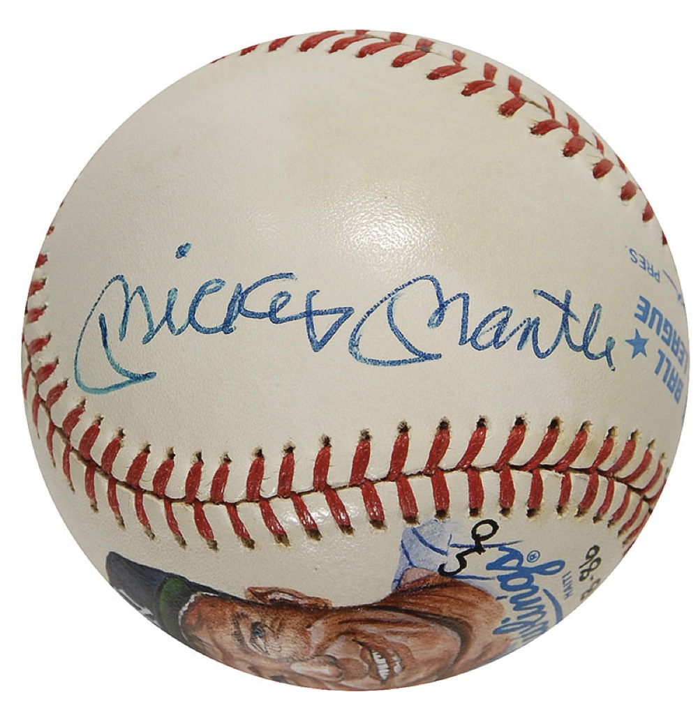 Lot #1295 Mickey Mantle