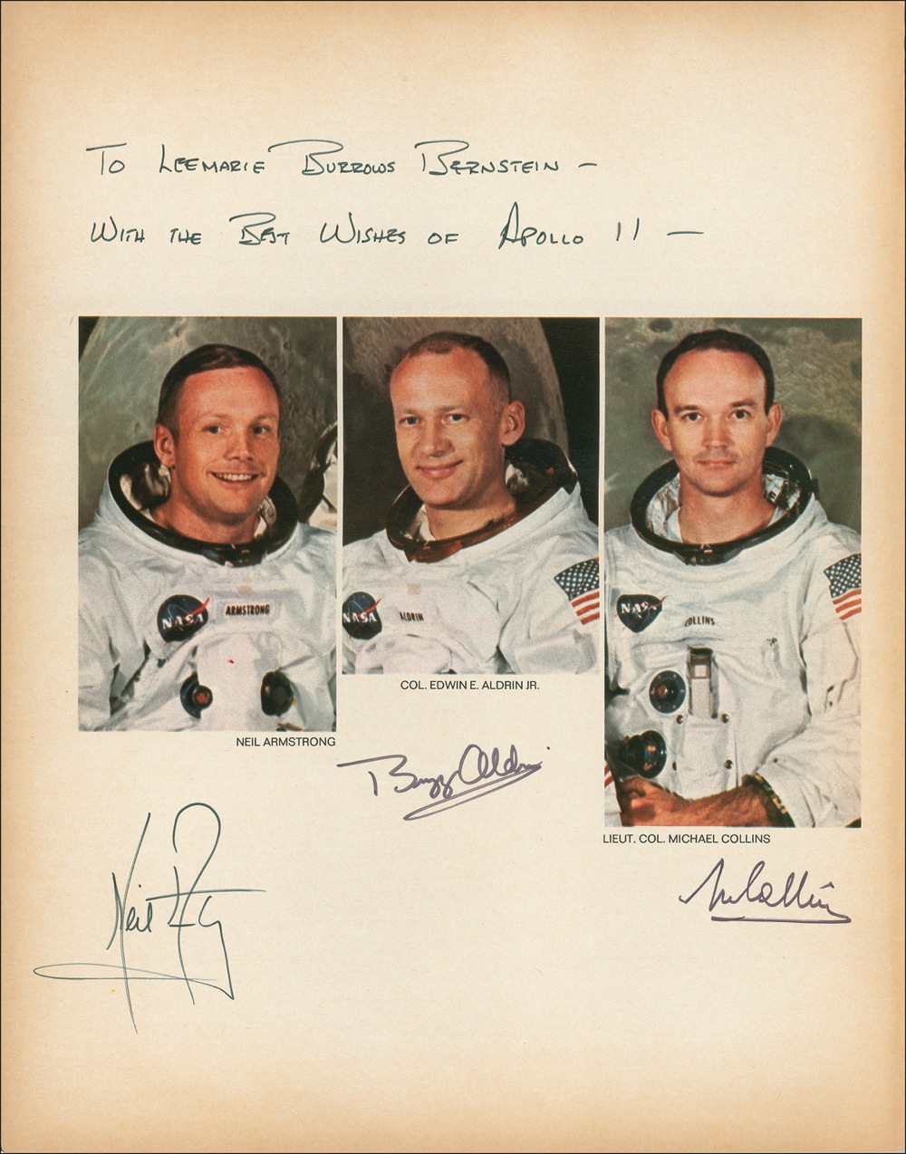 Lot #376  Apollo 11