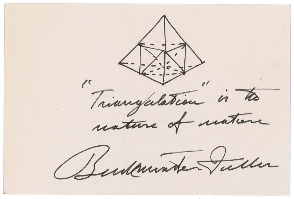 Lot #614 Buckminster Fuller