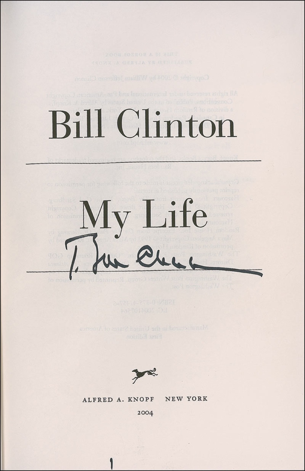 Lot #22 Bill Clinton
