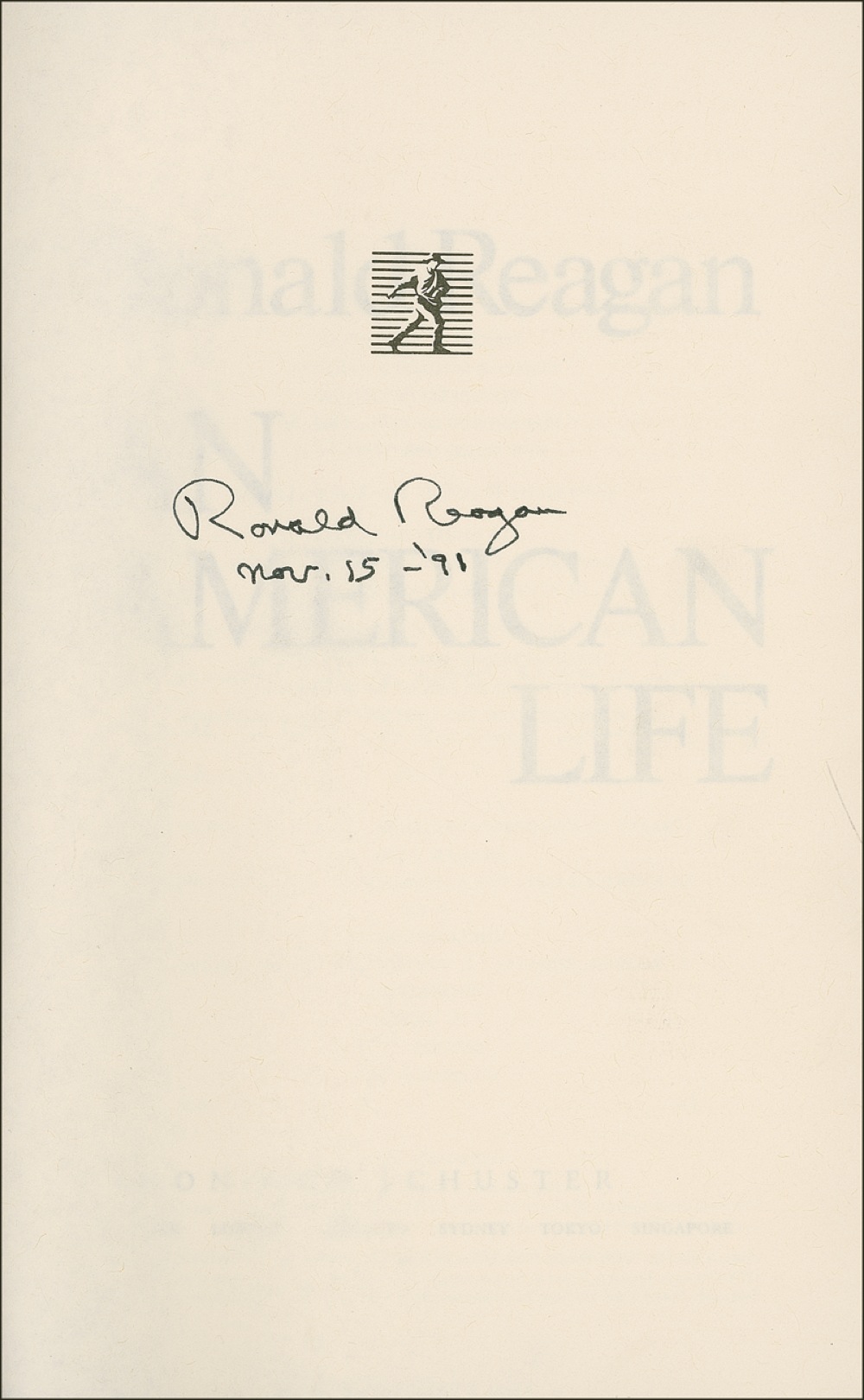 Lot #108 Ronald Reagan
