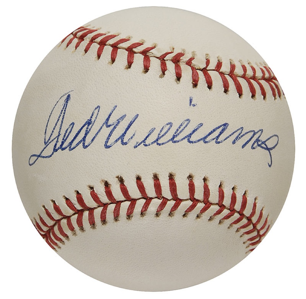 Lot #1351 Ted Williams