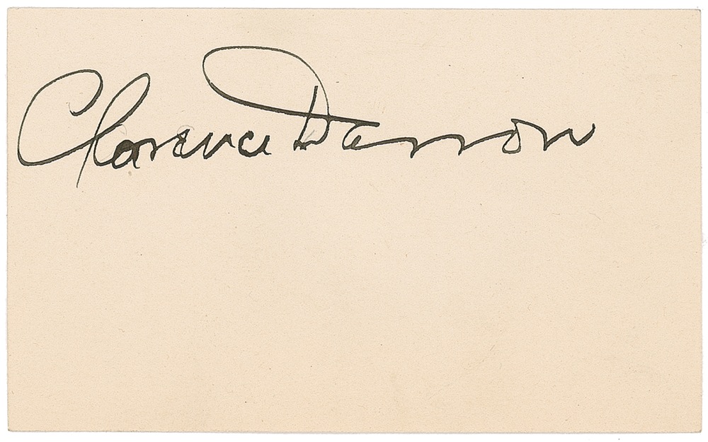 Lot #177 Clarence Darrow