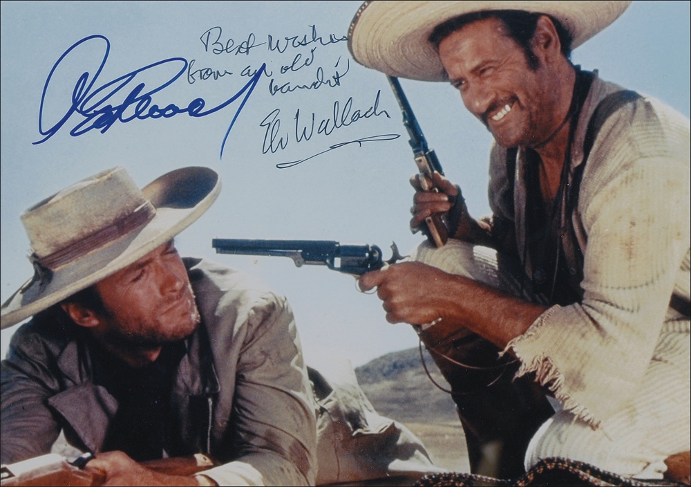 Lot #894 Clint Eastwood and Eli Wallach