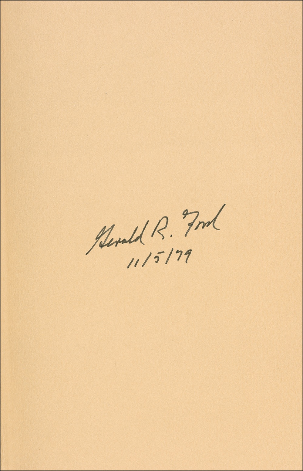 Lot #53 Gerald Ford