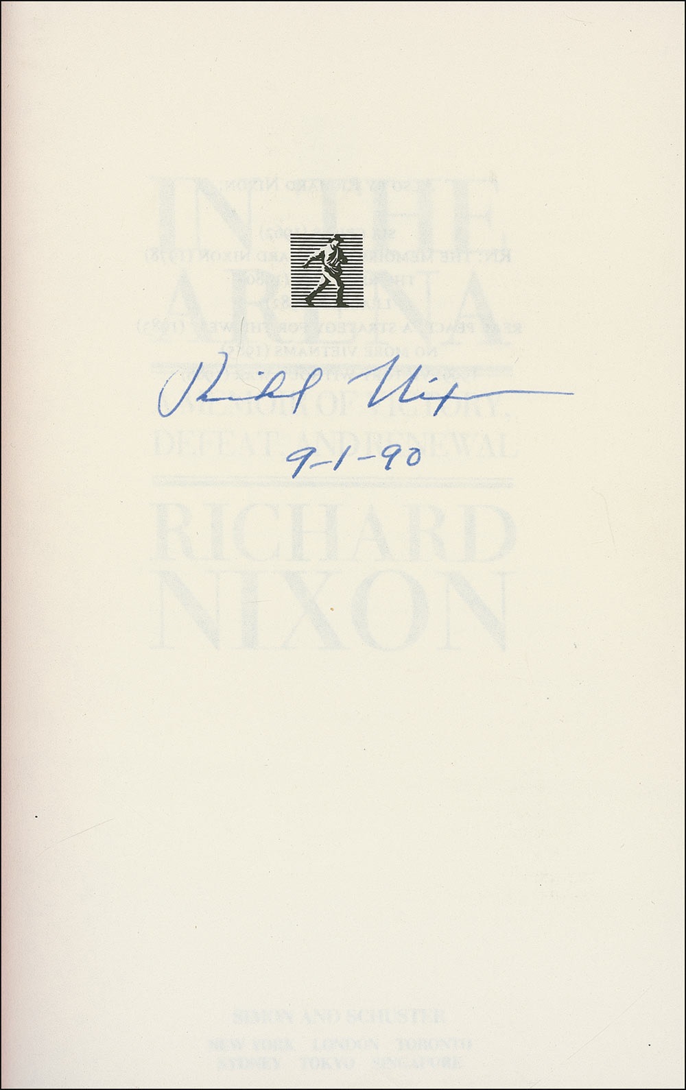 Lot #108 Richard Nixon