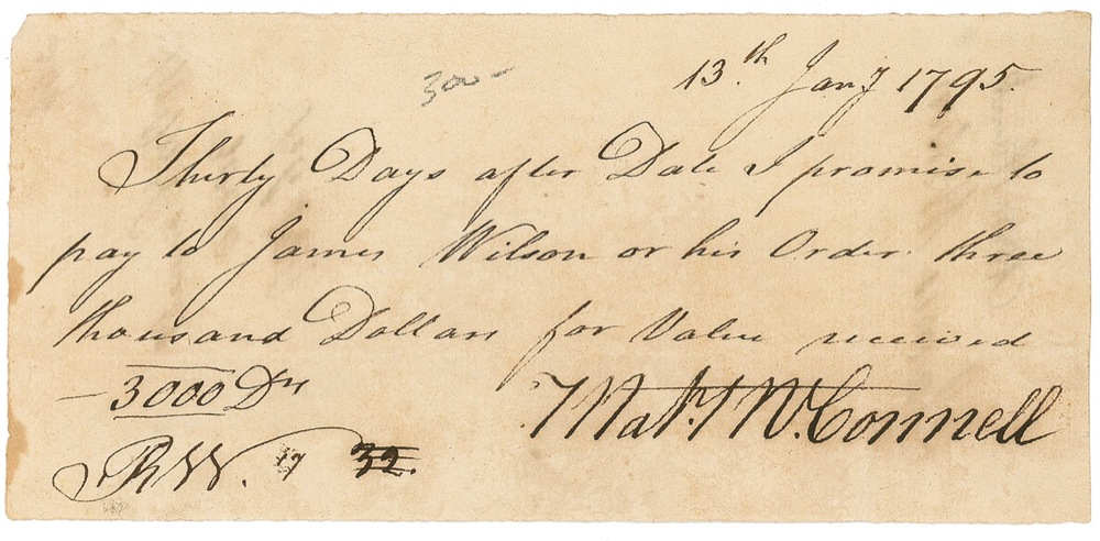 Lot #226 Declaration of Independence: James Wilson