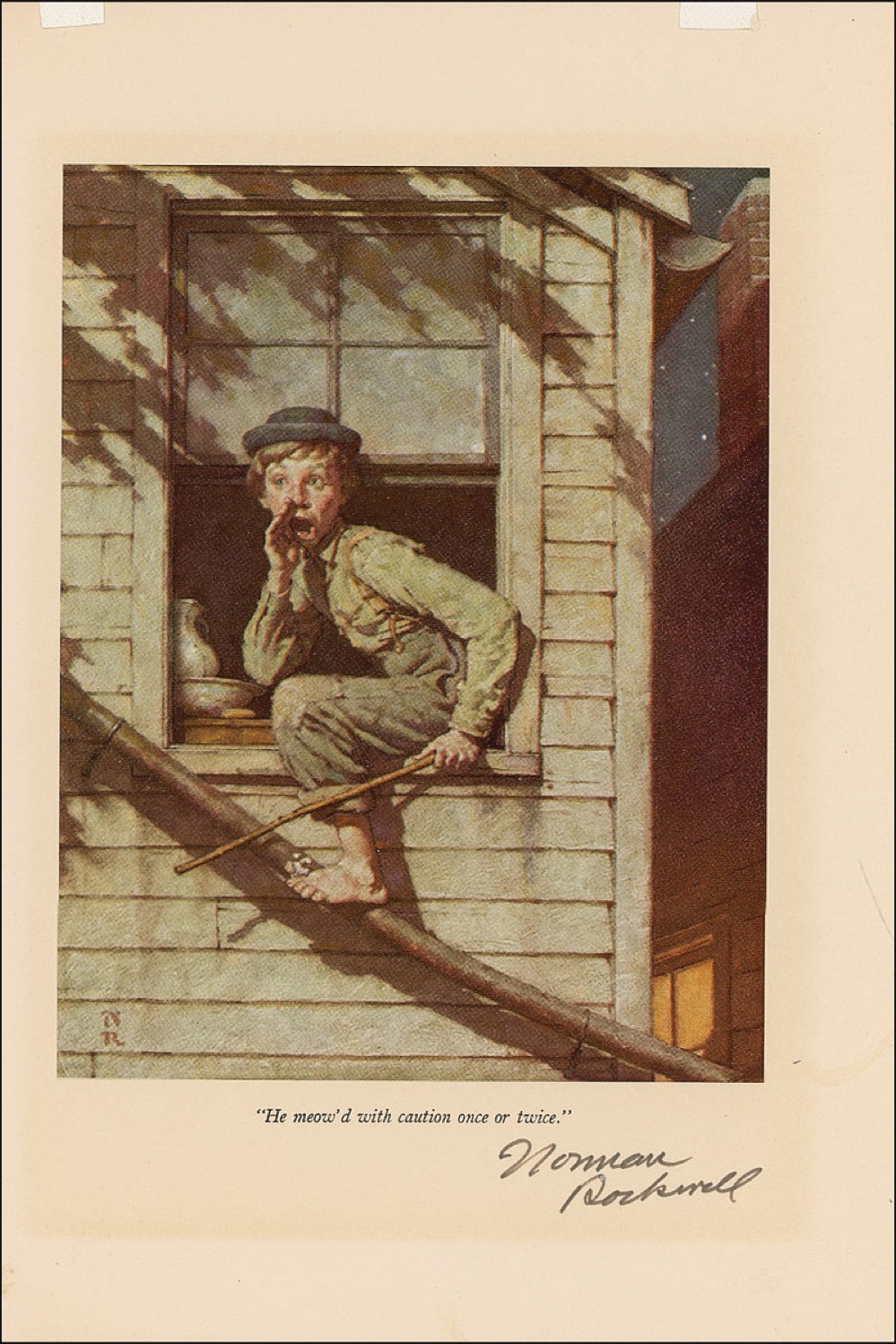 Lot #605 Norman Rockwell