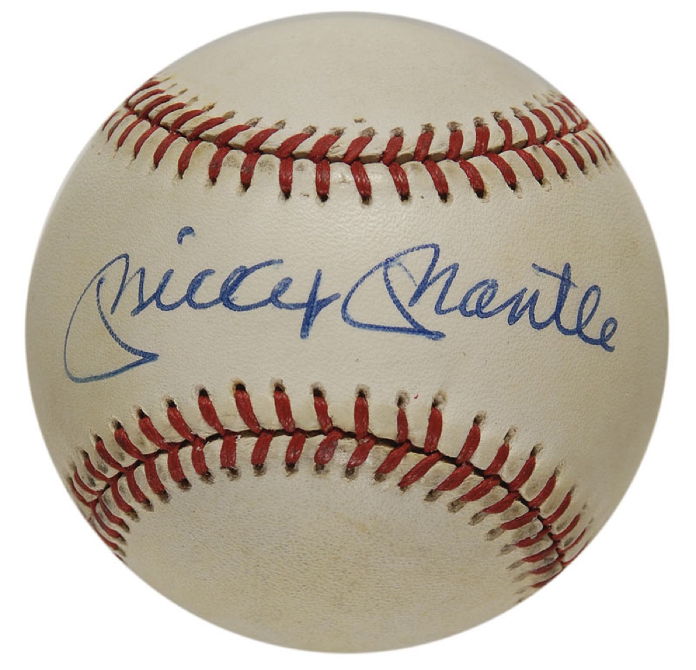 Lot #1257 Mickey Mantle