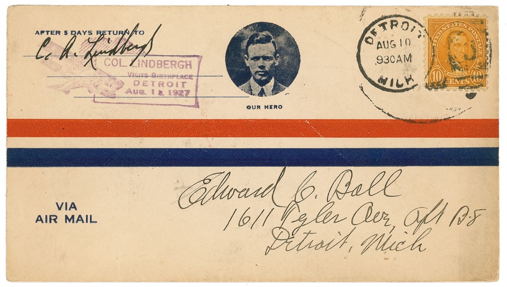 Lot #501 Charles Lindbergh