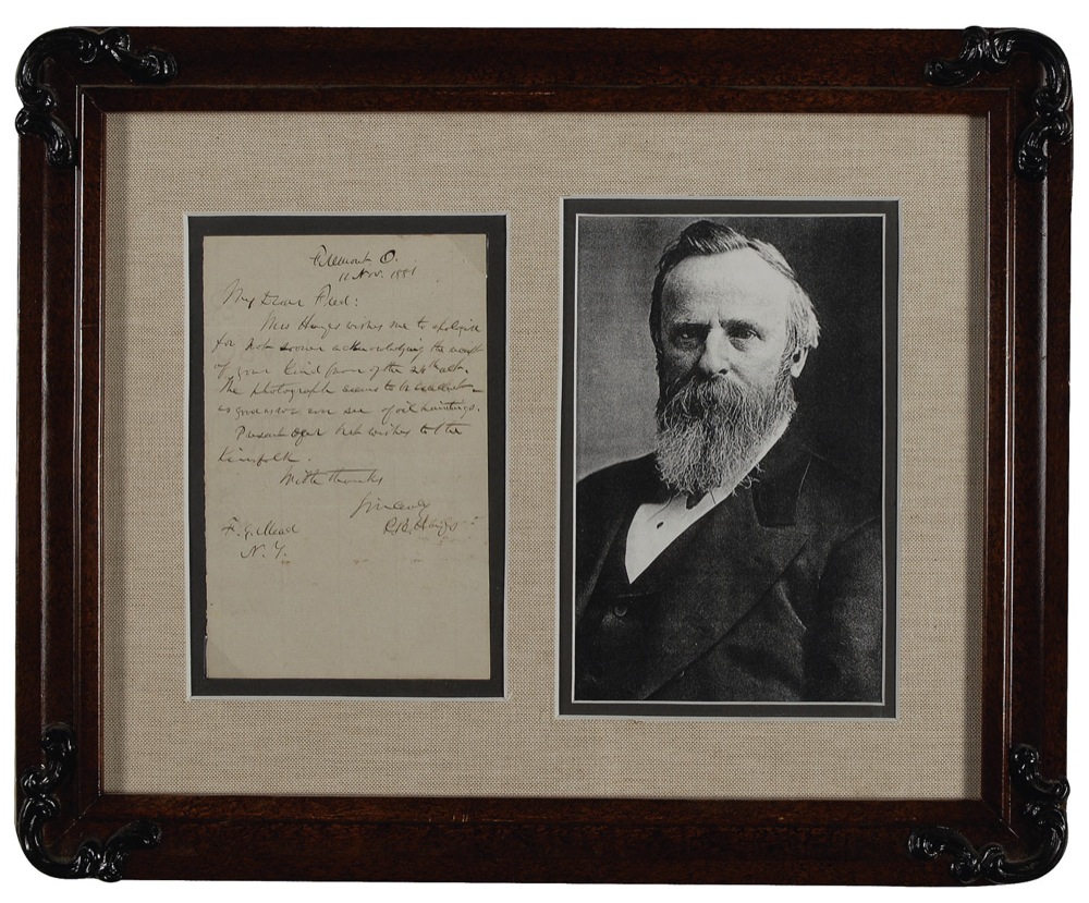 Lot #64 Rutherford B. Hayes