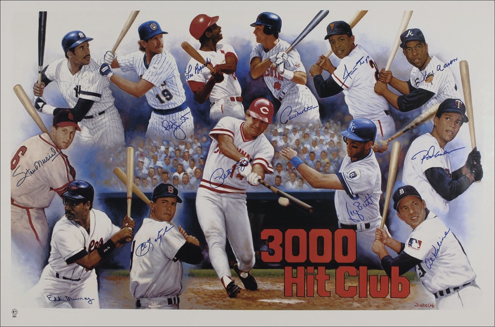 Lot #1159 Baseball: 3000 Hit Club