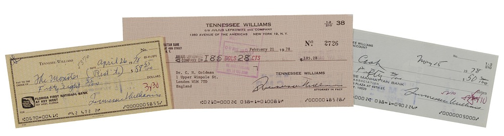 Lot #625 Tennessee Williams