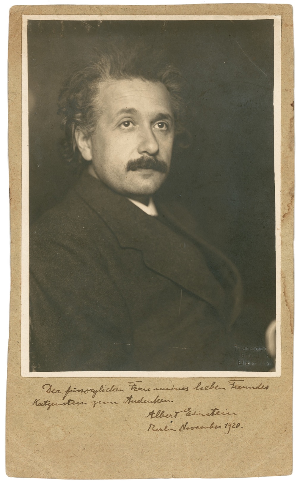 Lot #247 Albert Einstein