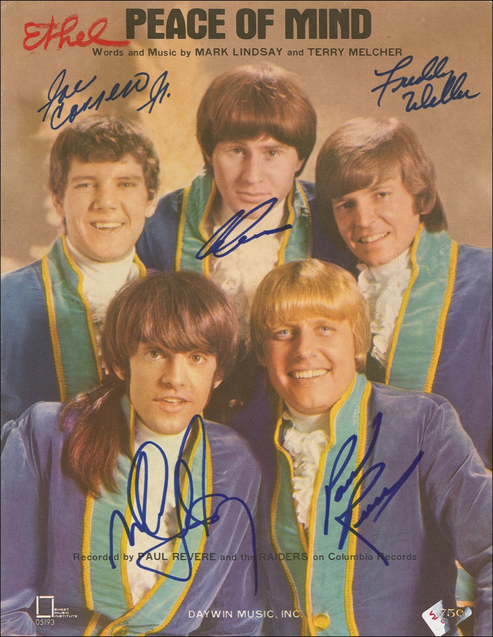 Lot #807 Paul Revere and the Raiders