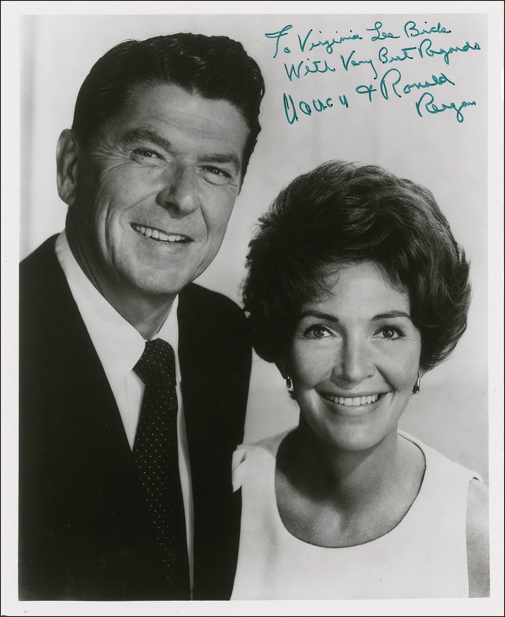 Lot #135 Ronald and Nancy Reagan