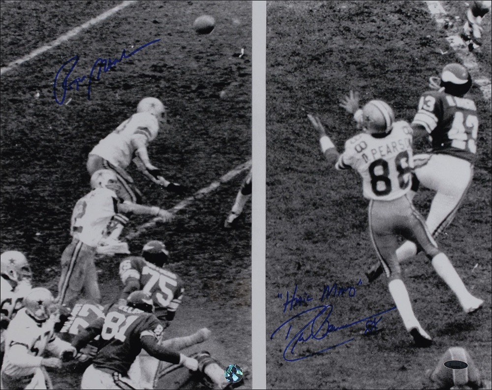 Lot #1316 Roger Staubach and Drew Pearson