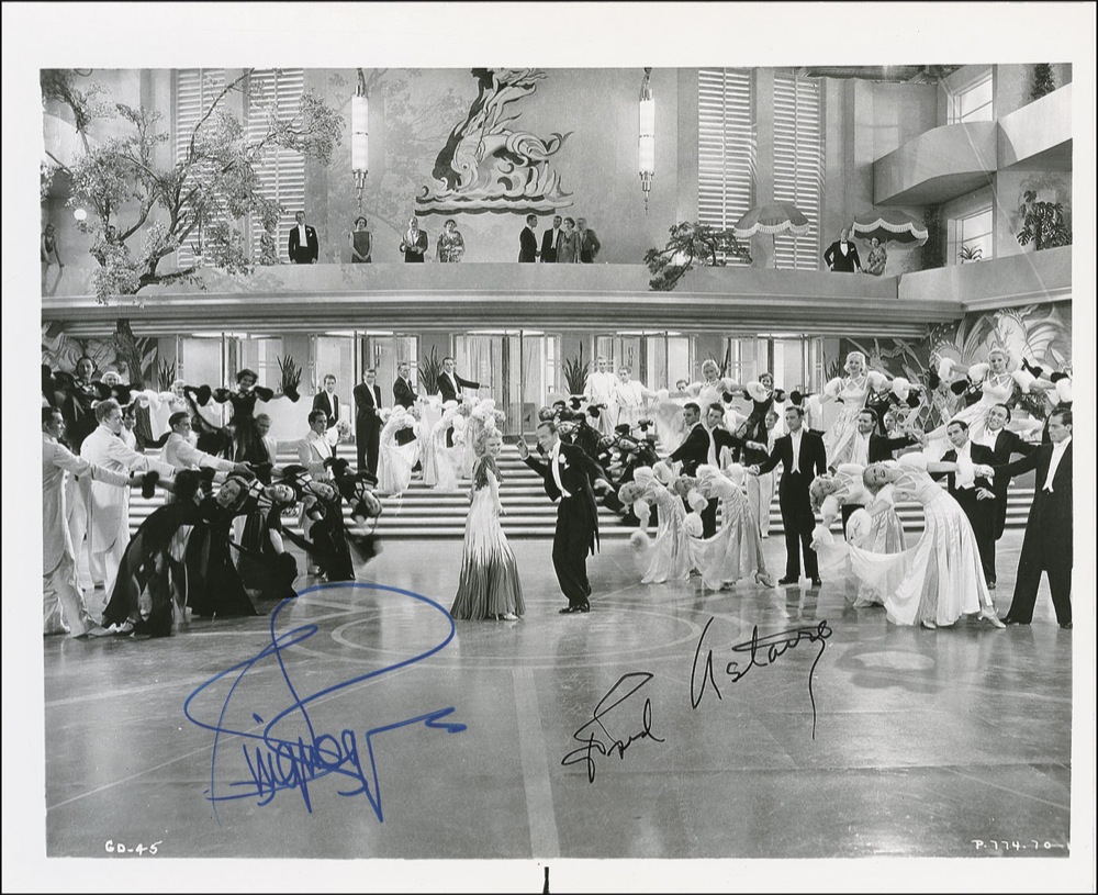 Lot #862 Fred Astaire and Ginger Rogers