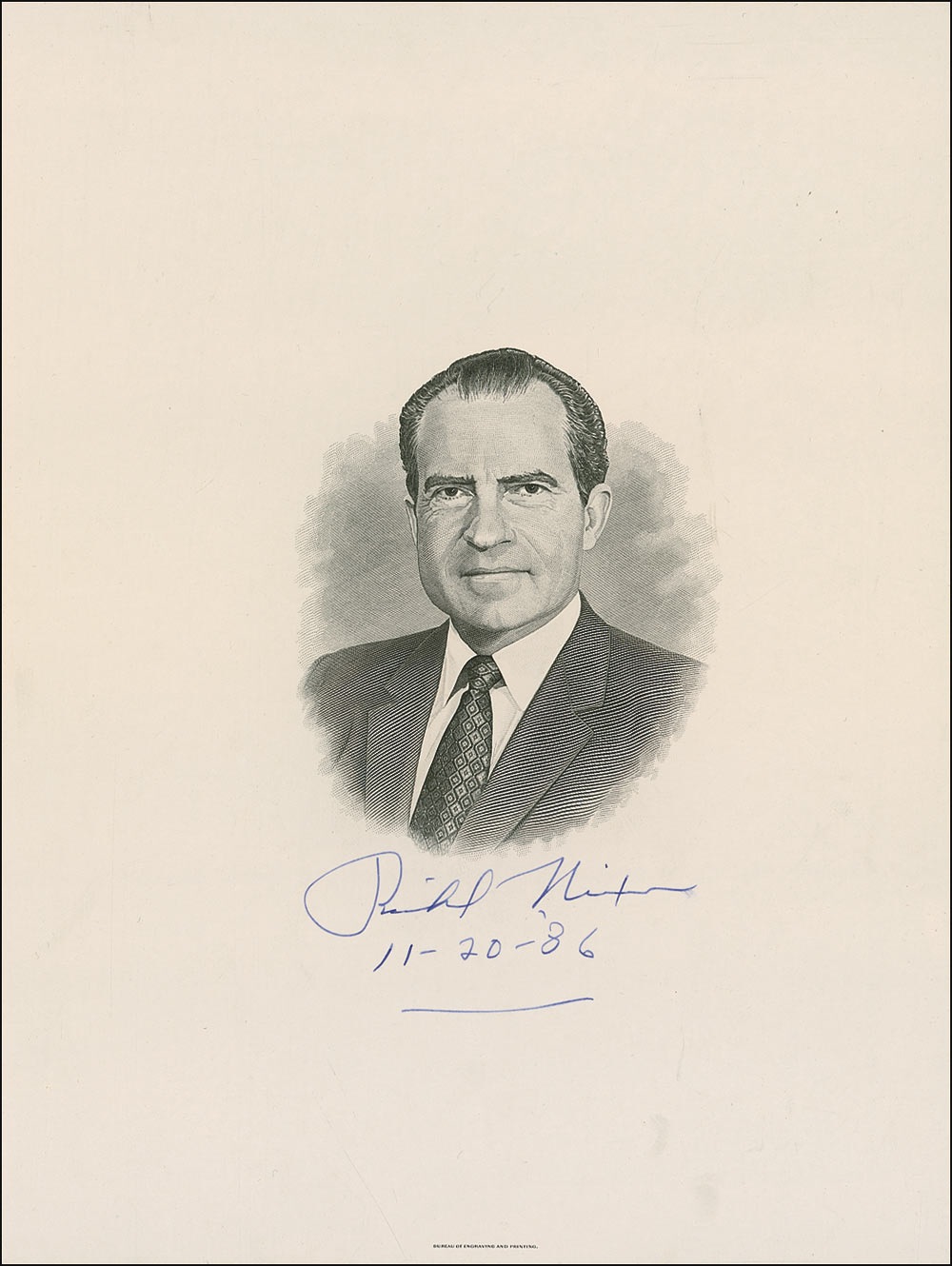 Lot #118 Richard Nixon