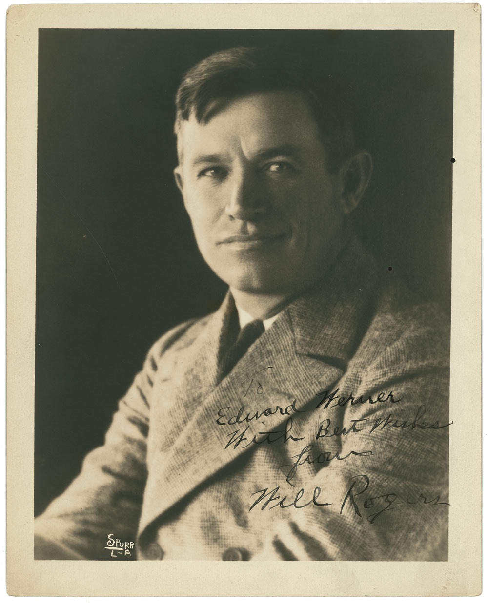 Lot #1099 Will Rogers