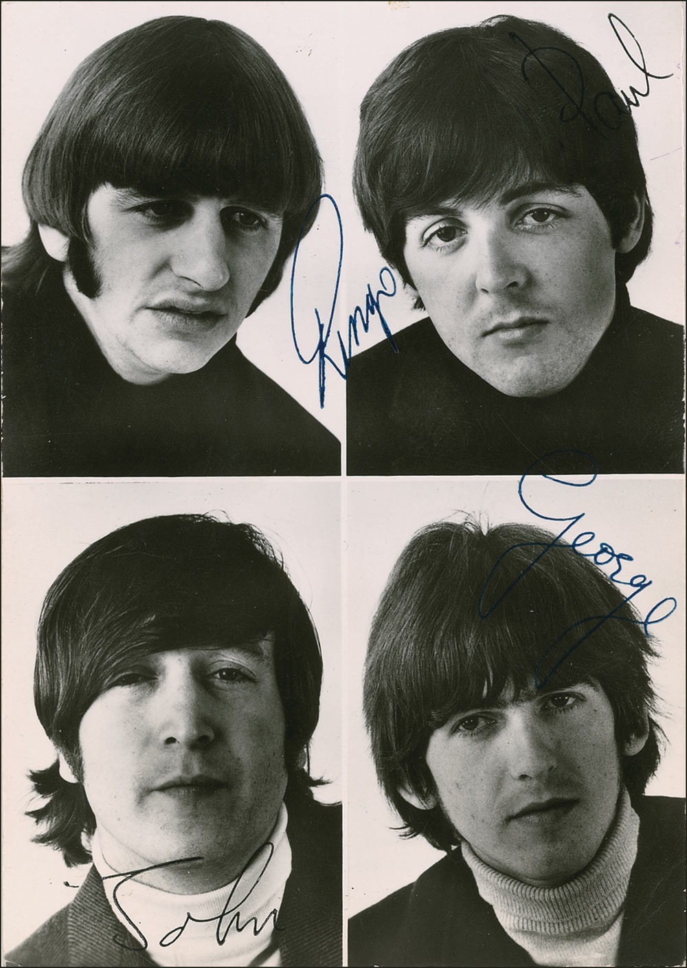 Lot #788 Beatles: Lennon and Starr