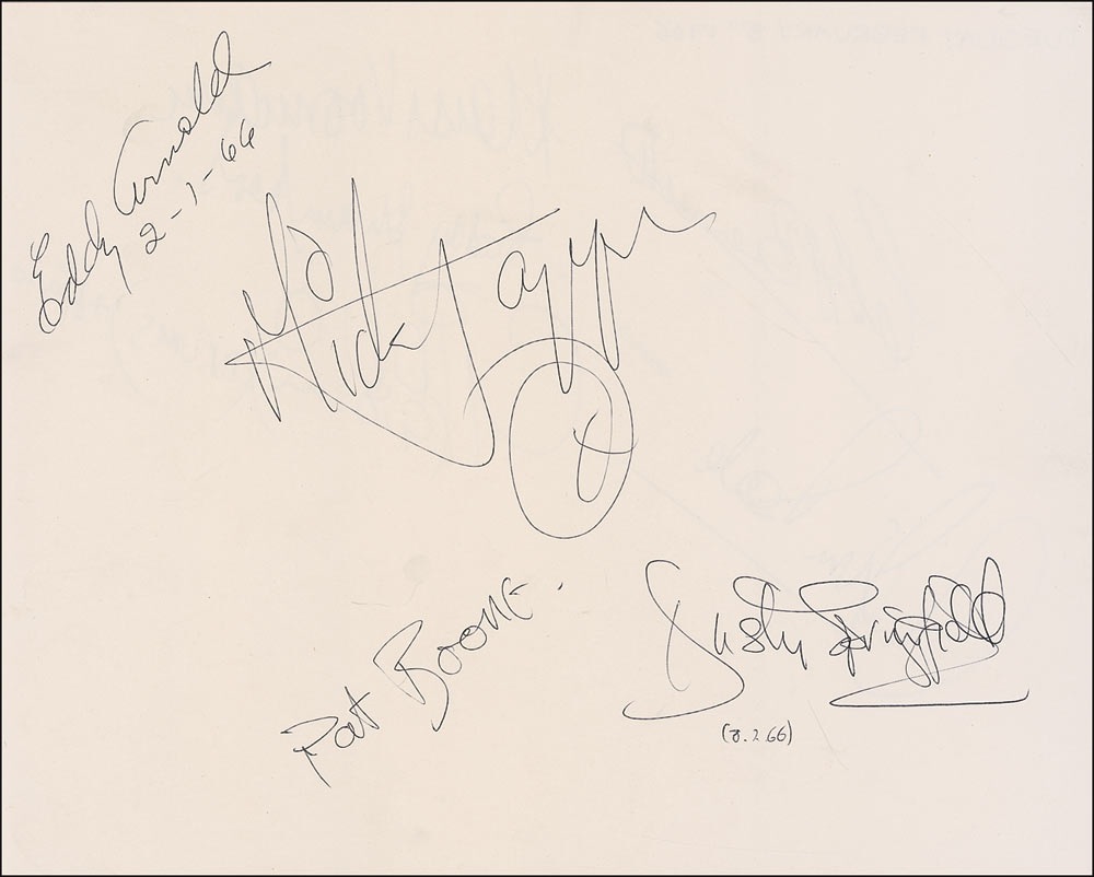 Lot #847 Mick Jagger and Friends