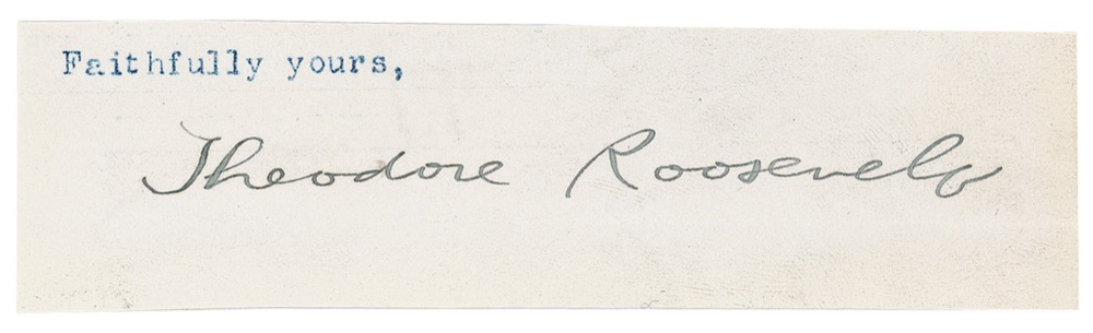 Lot #165 Theodore Roosevelt