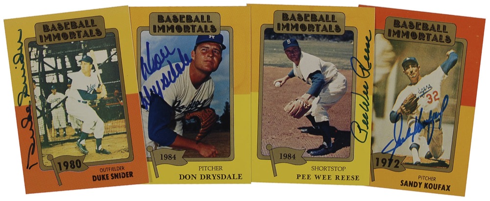 Sold at Auction: Rare Duke Snider, Sandy Koufax, Don Drysdale