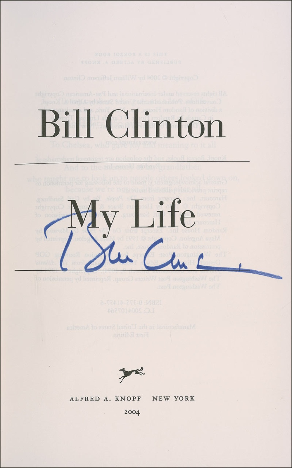 Lot #37 Bill Clinton