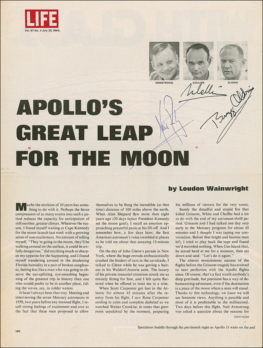 Lot #485 Apollo 11