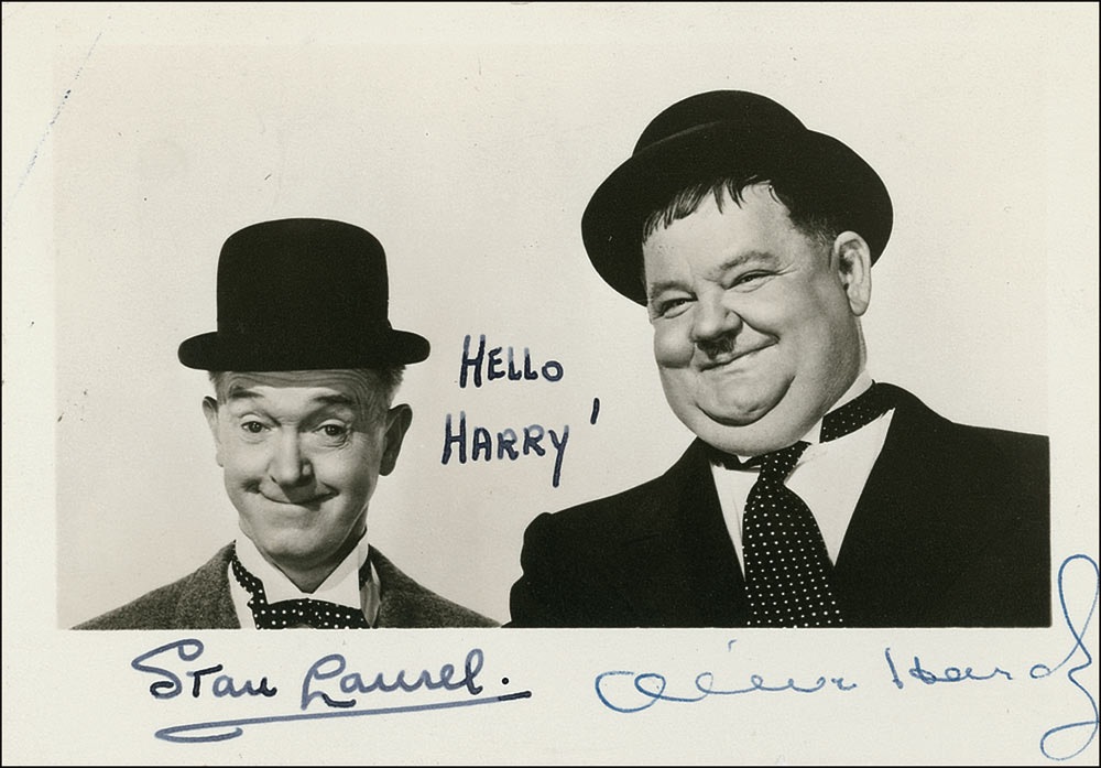 Lot #1053 Laurel and Hardy