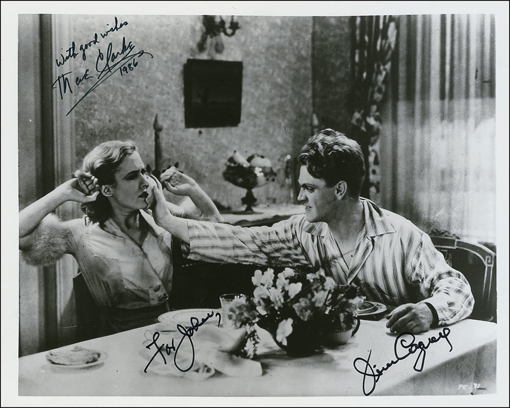Lot #958 James Cagney and Mae Clarke