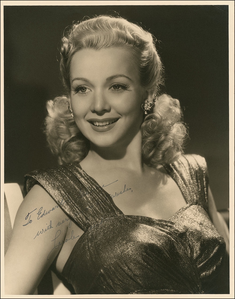 Lot #1047 Carole Landis