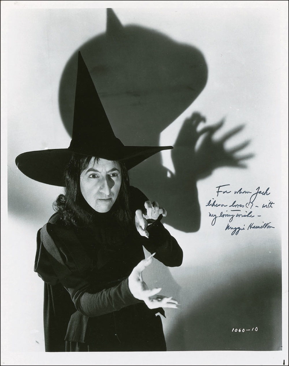 Lot #1150 Wizard of Oz: Margaret Hamilton