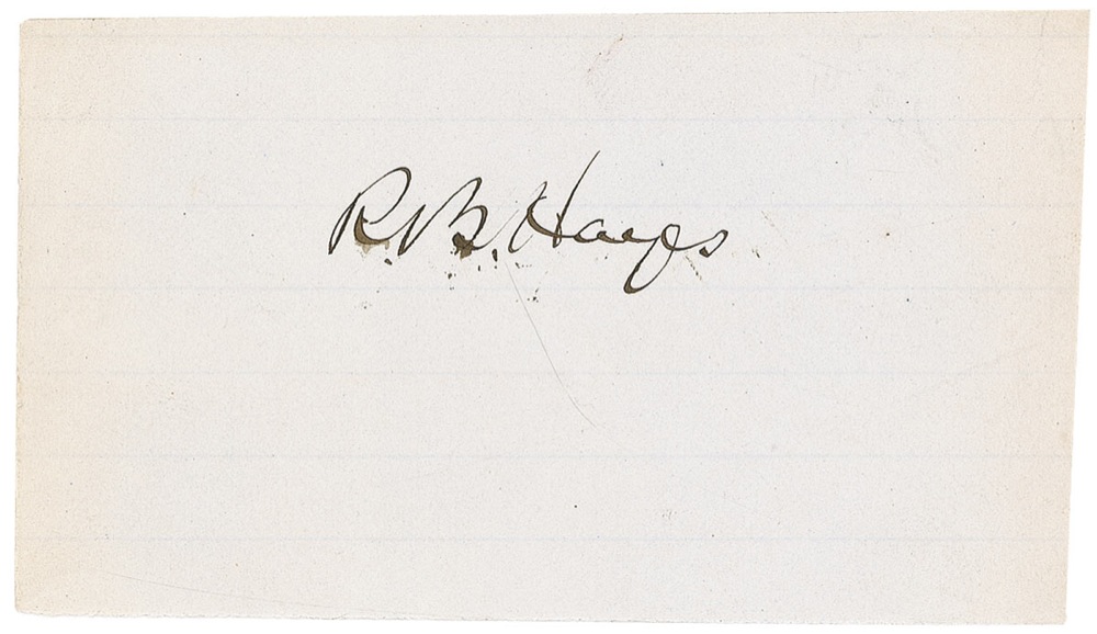 Lot #66 Rutherford B. Hayes