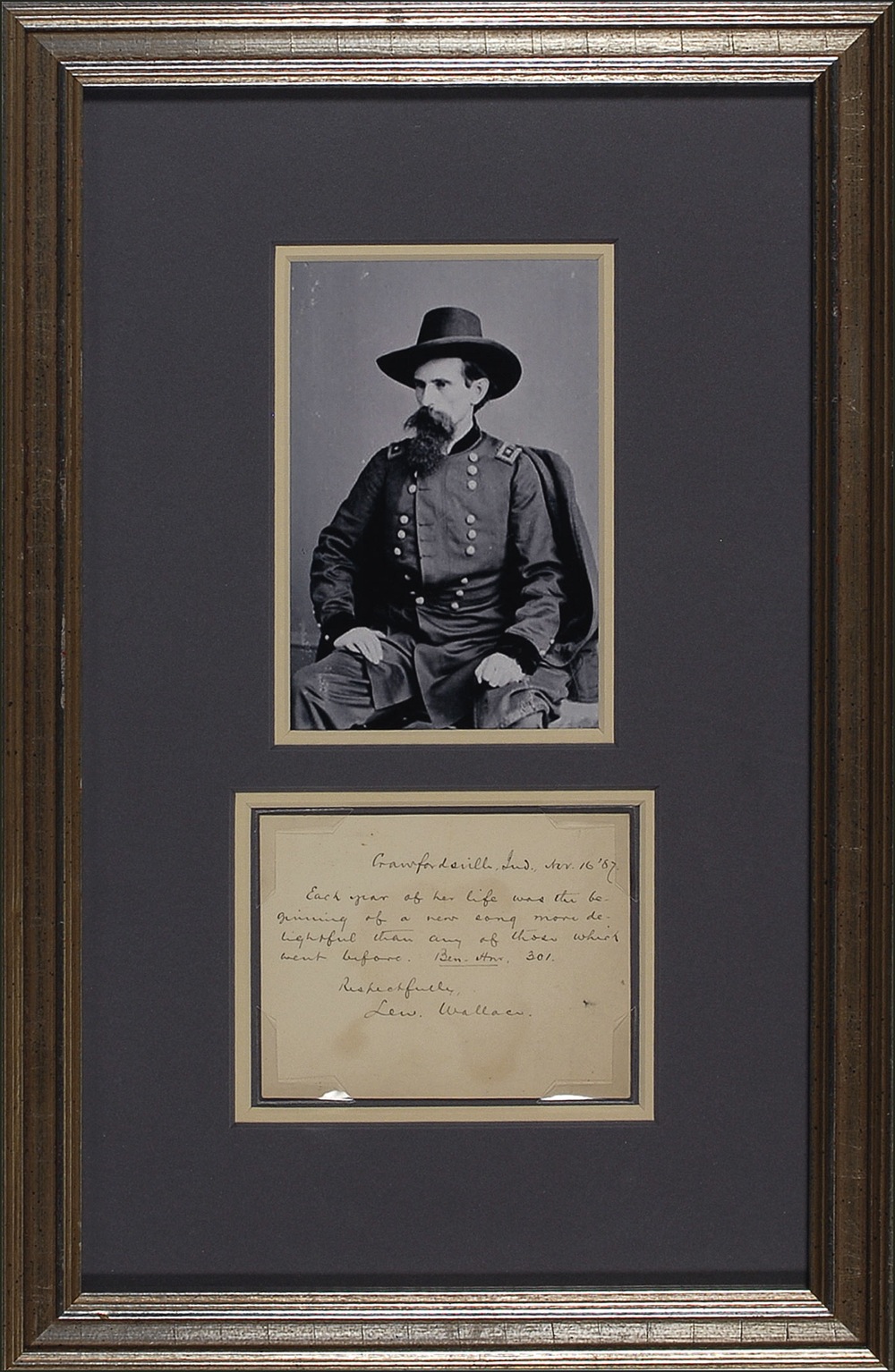 Lot #479 Lew Wallace