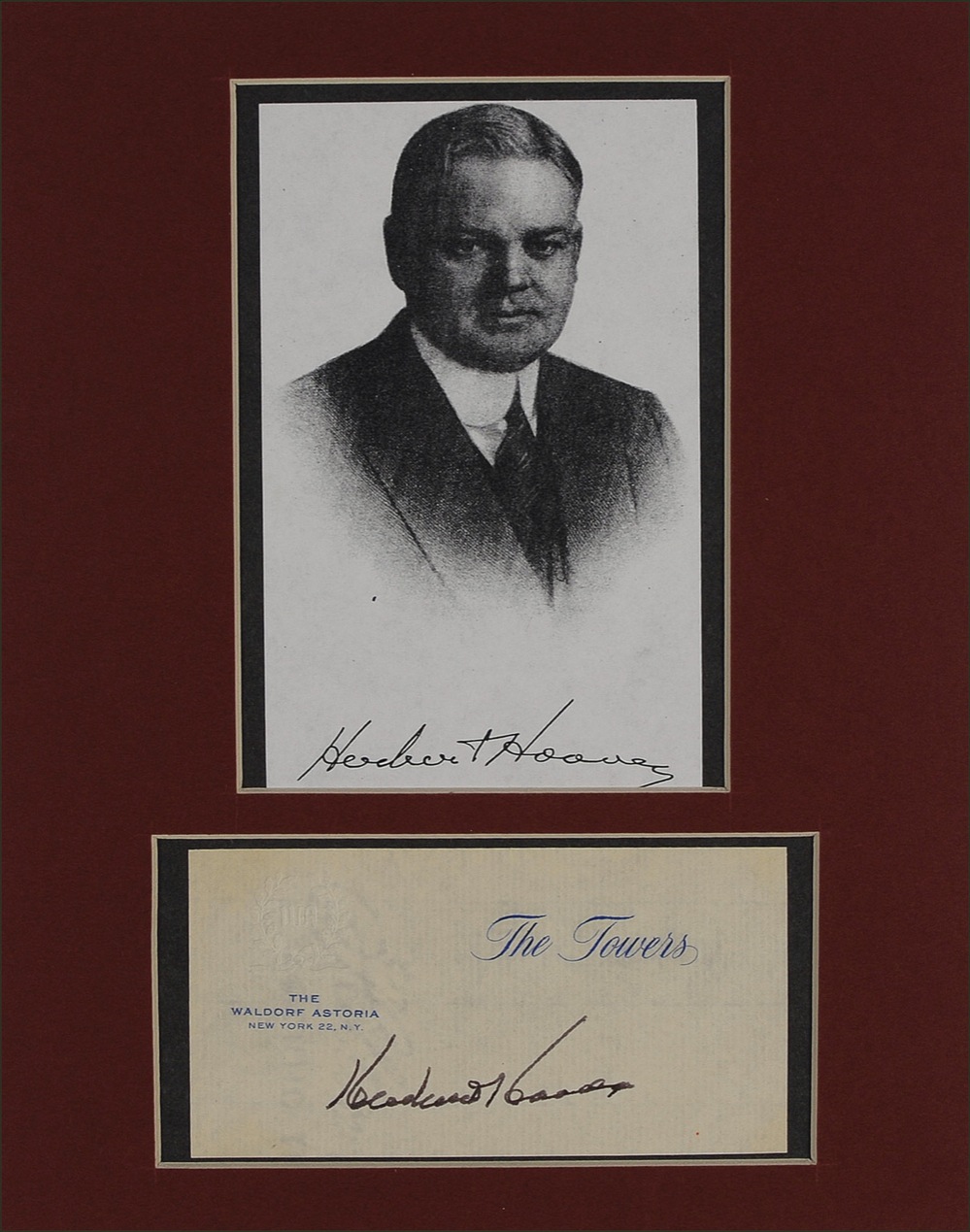 Lot #71 Herbert Hoover
