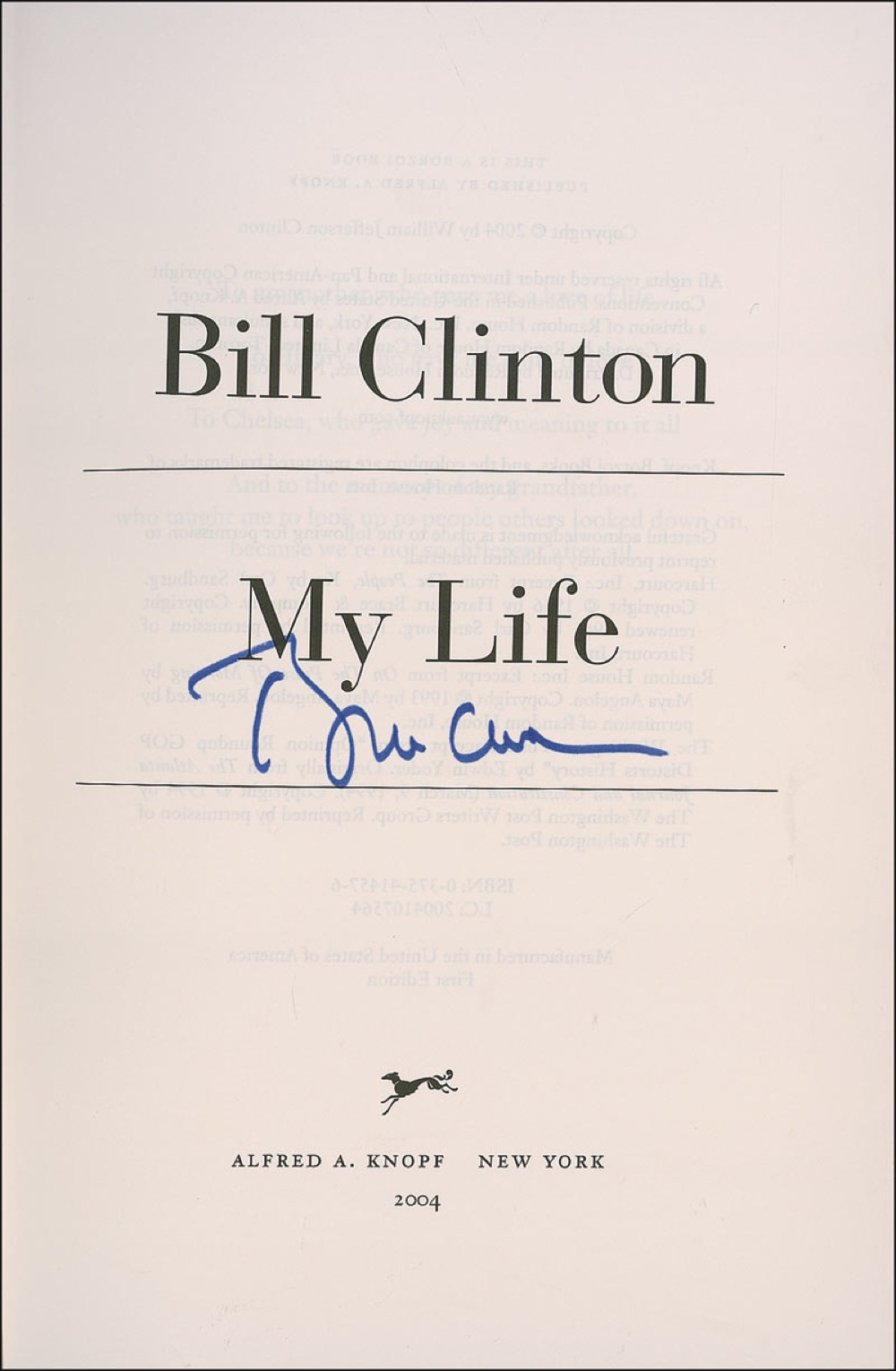 Lot #29 Bill Clinton
