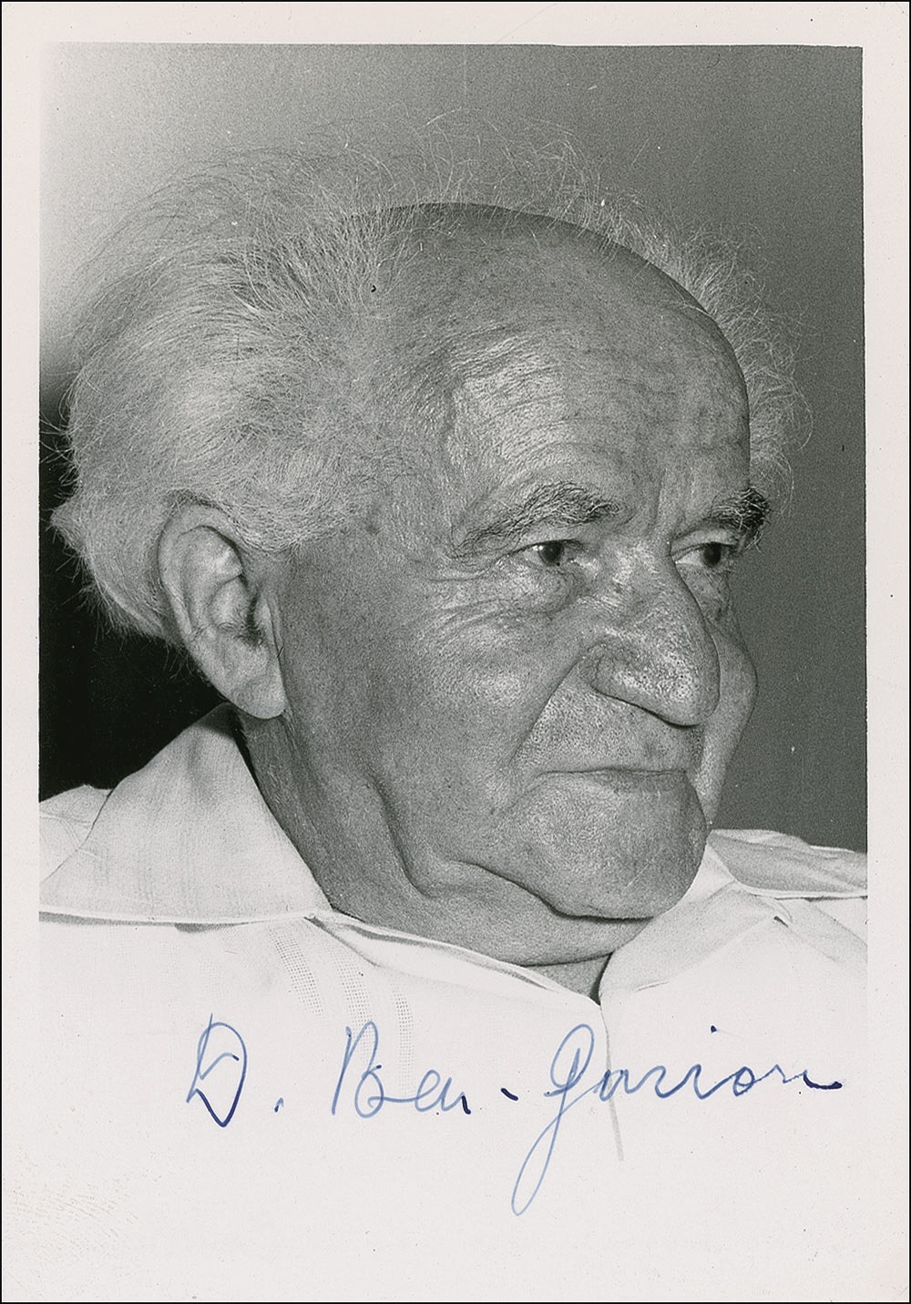 Lot #213 David Ben-Gurion