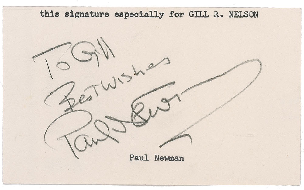 Lot #1142 Paul Newman