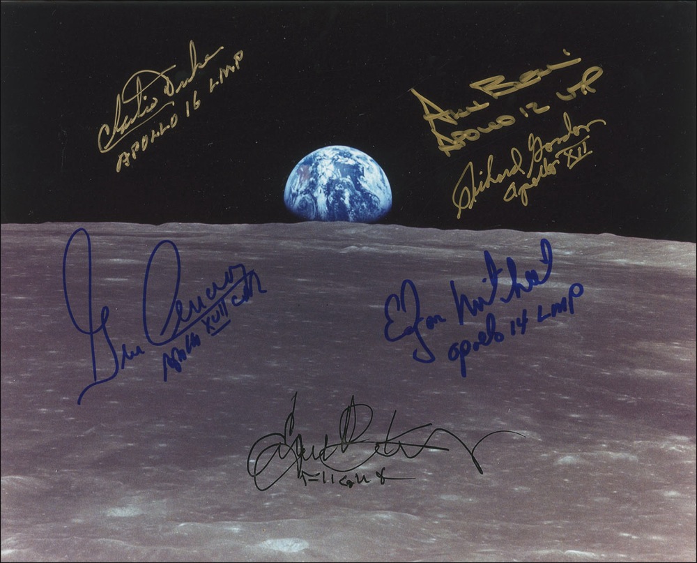 Lot #502 Apollo Astronauts