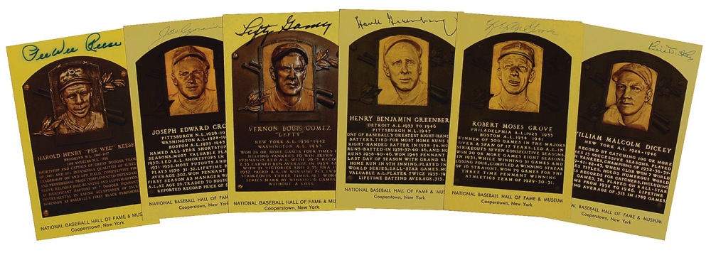 Lot #1181 Baseball Hall of Famers