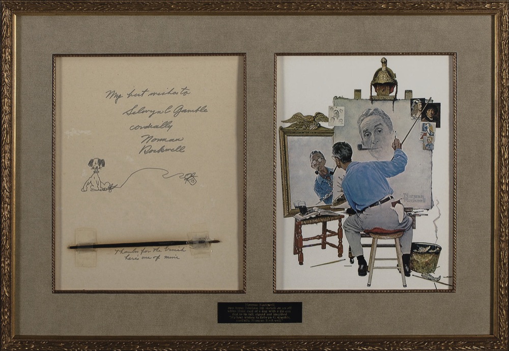 Lot #661 Norman Rockwell