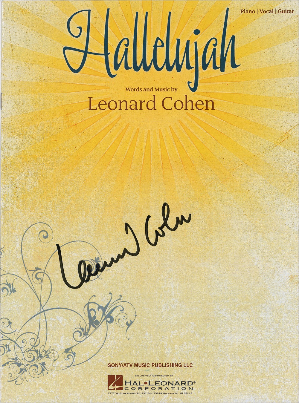 Lot #823 Leonard Cohen