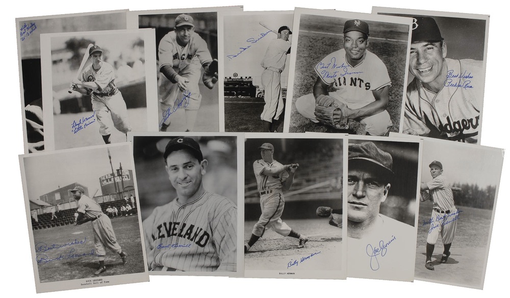 Lot #1183 Baseball Hall of Famers