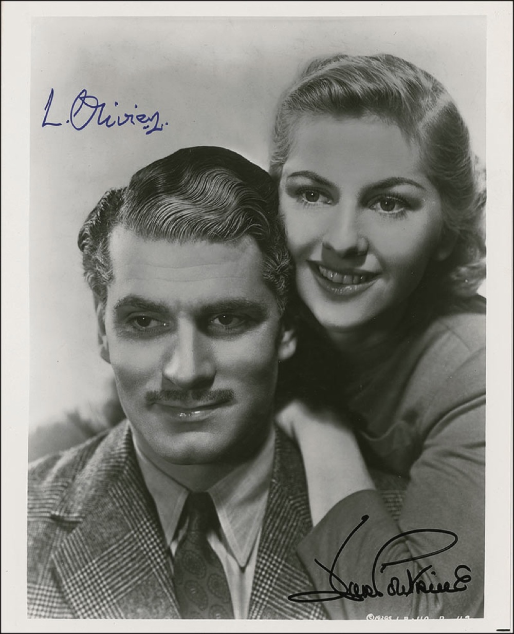 Lot #1092 Laurence Olivier and Joan Fontaine