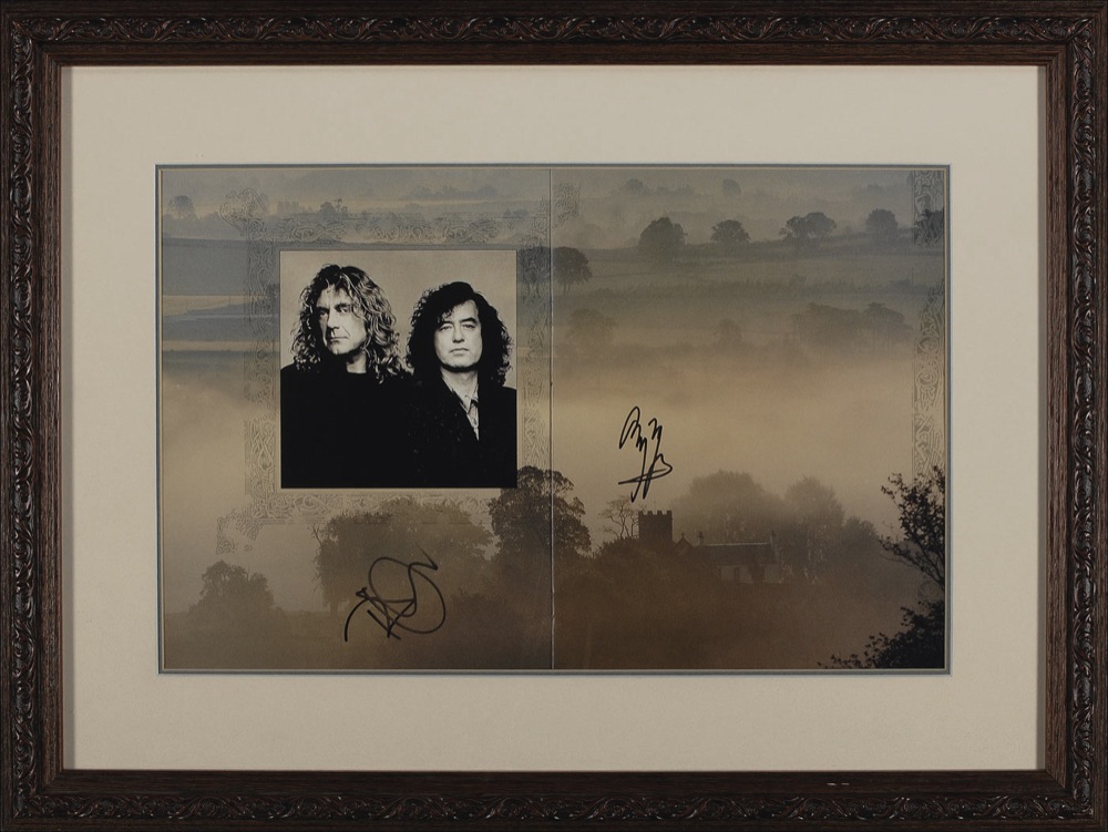 Lot #878 Led Zeppelin: Plant and Page