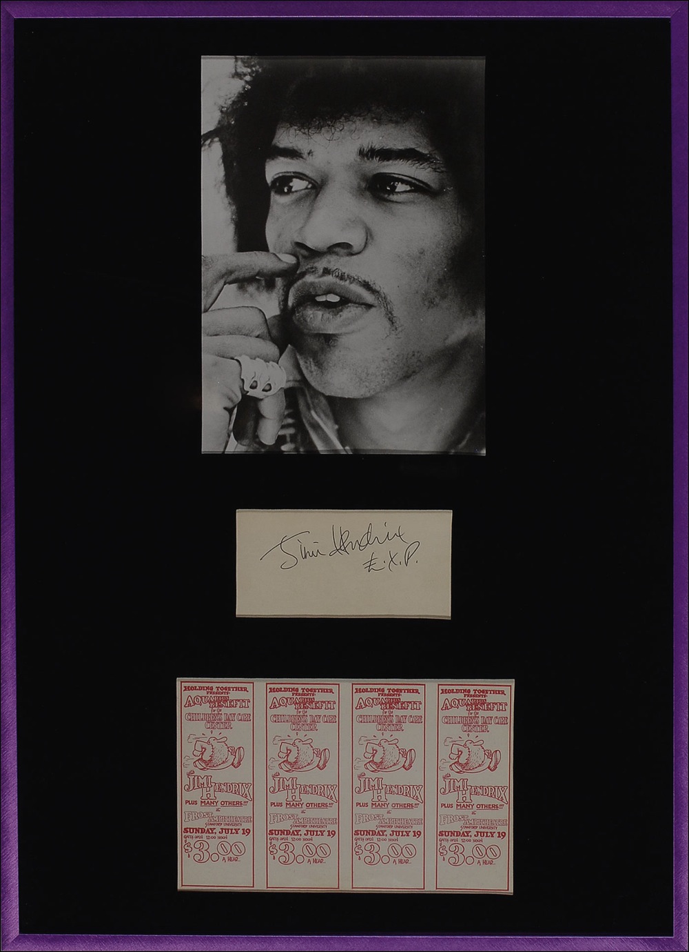 Lot #855 Jimi Hendrix