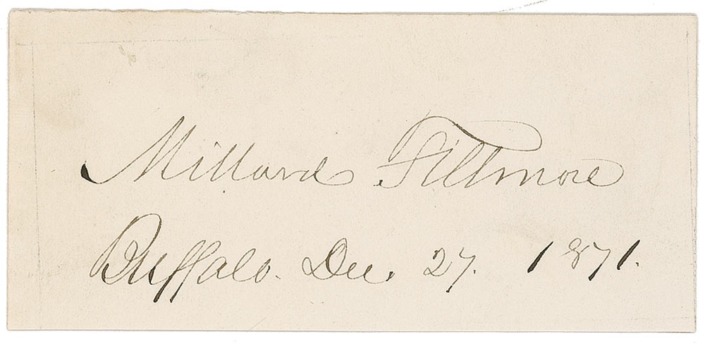 Lot #51 Millard Fillmore